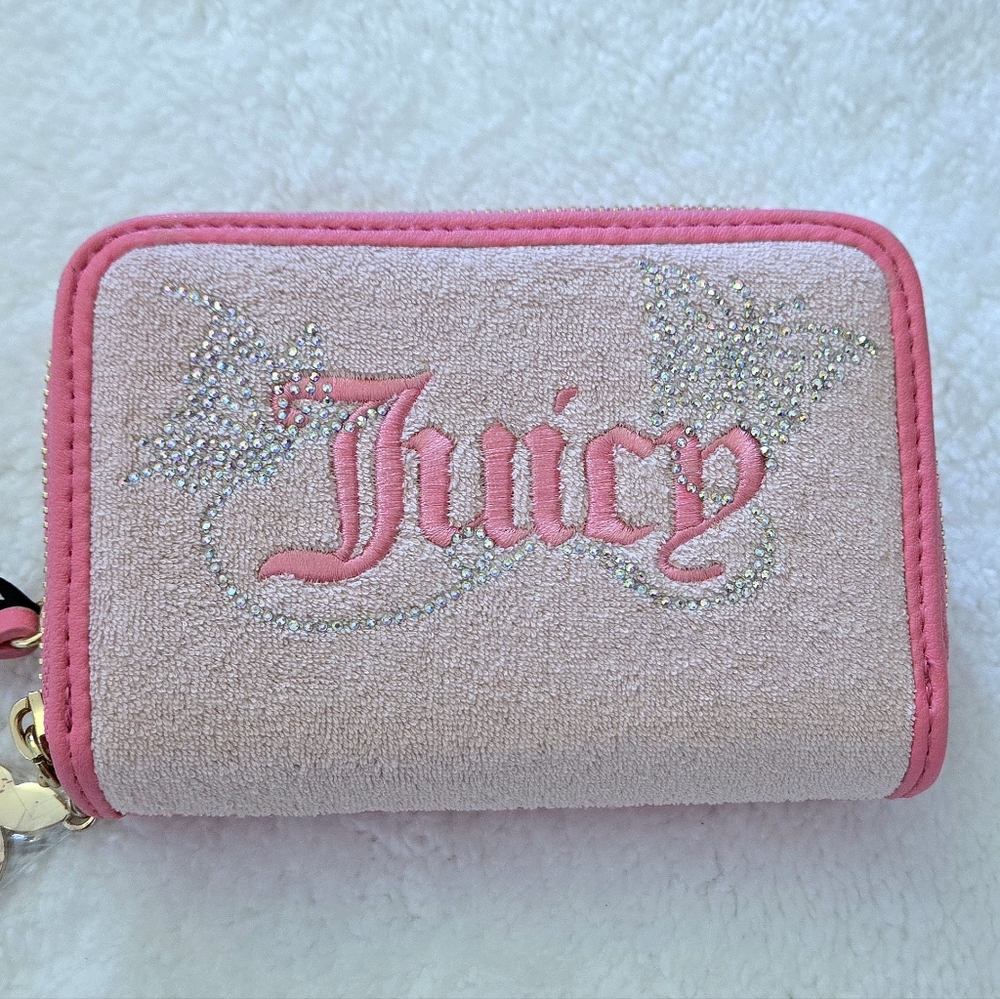 ✨️HP✨️ Juicy🍊 Couture "Wing It" Double✌️ Medium Zip Around Wallet - NWT - Picture 3 of 16